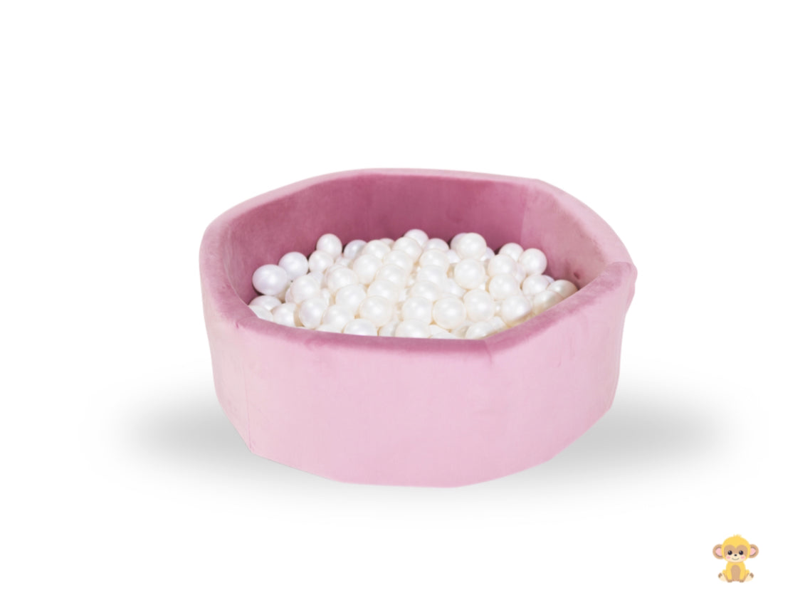 Roze Velvet Ballenbak - pink Candy set