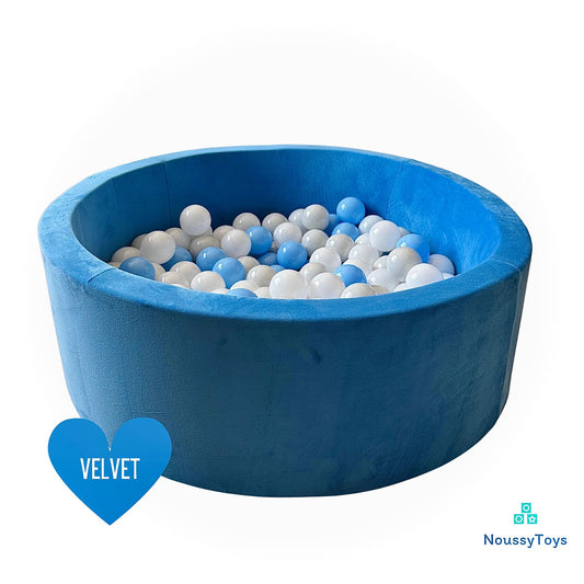 Blauwe Velvet Ballenbak - Cadeautje Voor verjaardagen